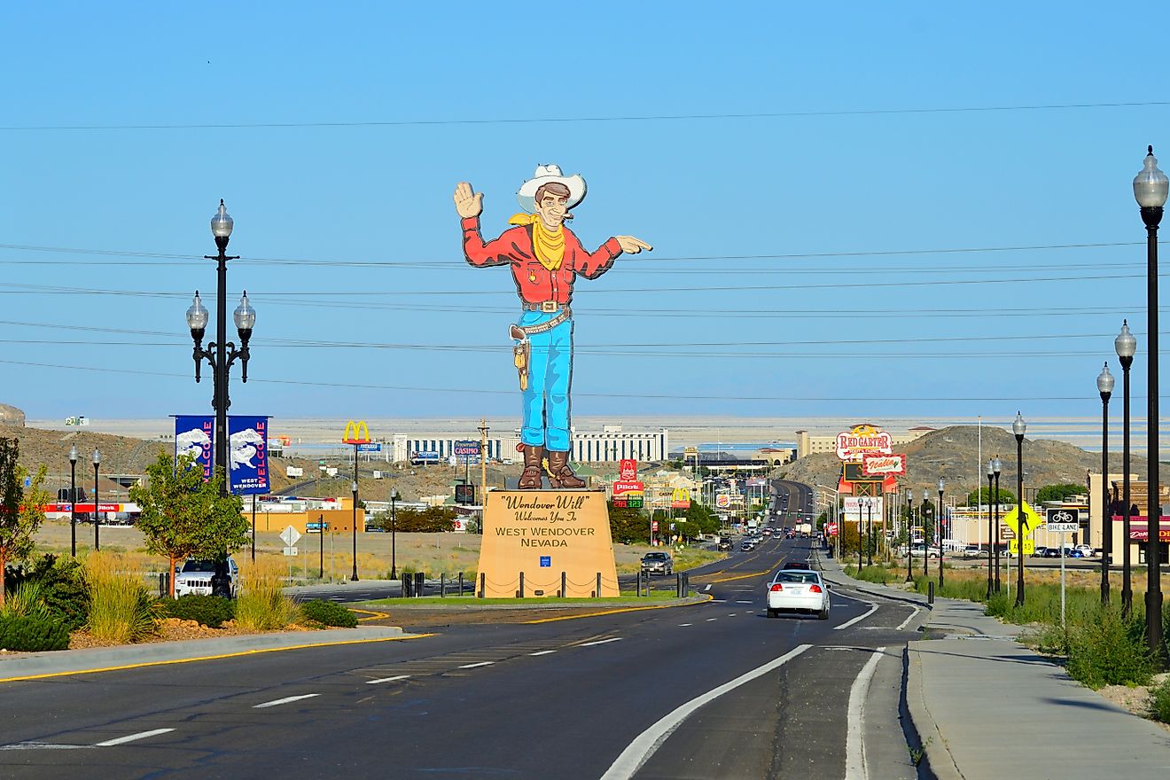 The beautiful town of West Wendover, Nevada. Image credit: Christophe KLEBERT / Shutterstock.com.