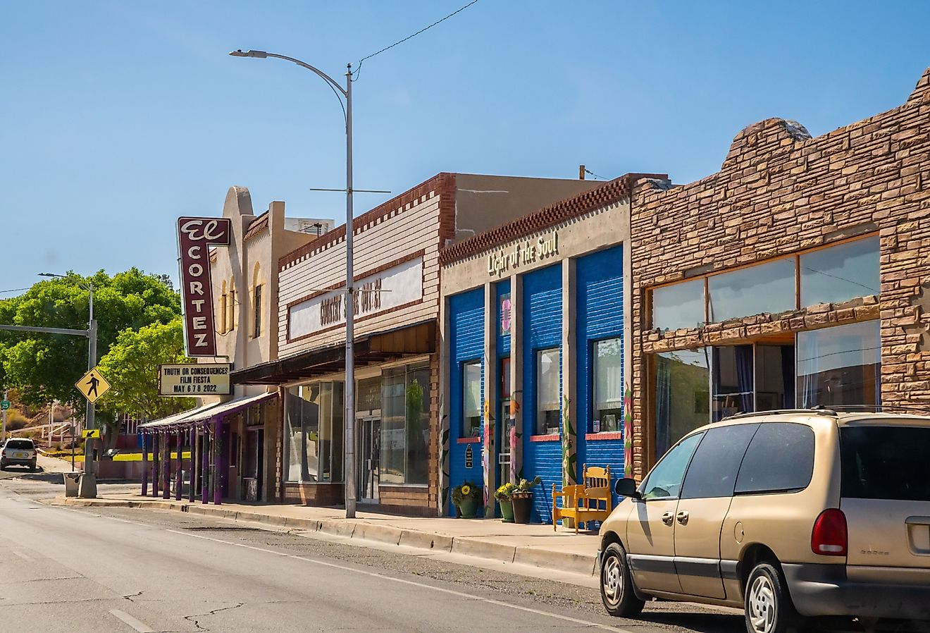 Truth or Consequences, New Mexico. Image credit Cheri Alguire via Shutterstock