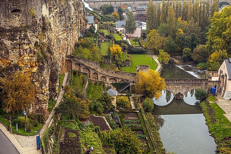 This beautiful park in Luxembourg reflects both the country's wealth and its care for its water resources.