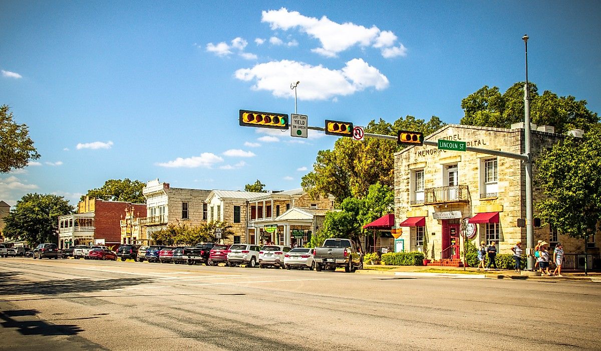 Main Street, Fredericksburg, Texas.