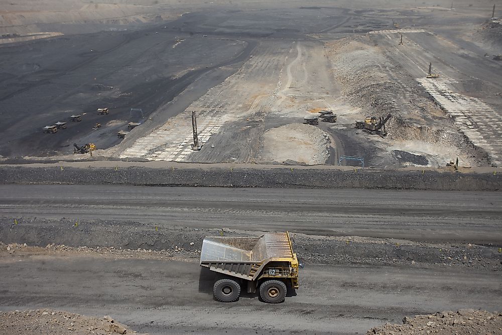 A coal mining operation in China. 