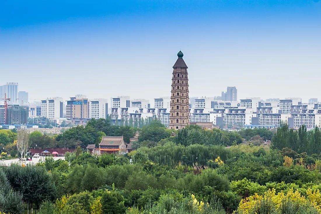 Yinchuan, Ningxia, China. 