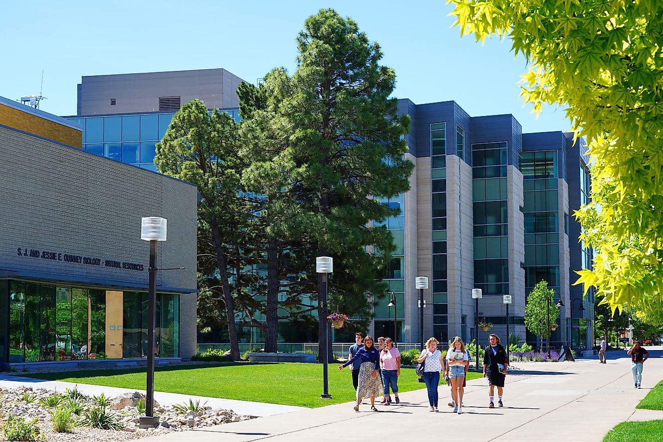 Utah State University campus in Logan, Cache County, Utah. Editorial credit: EQRoy / Shutterstock.com