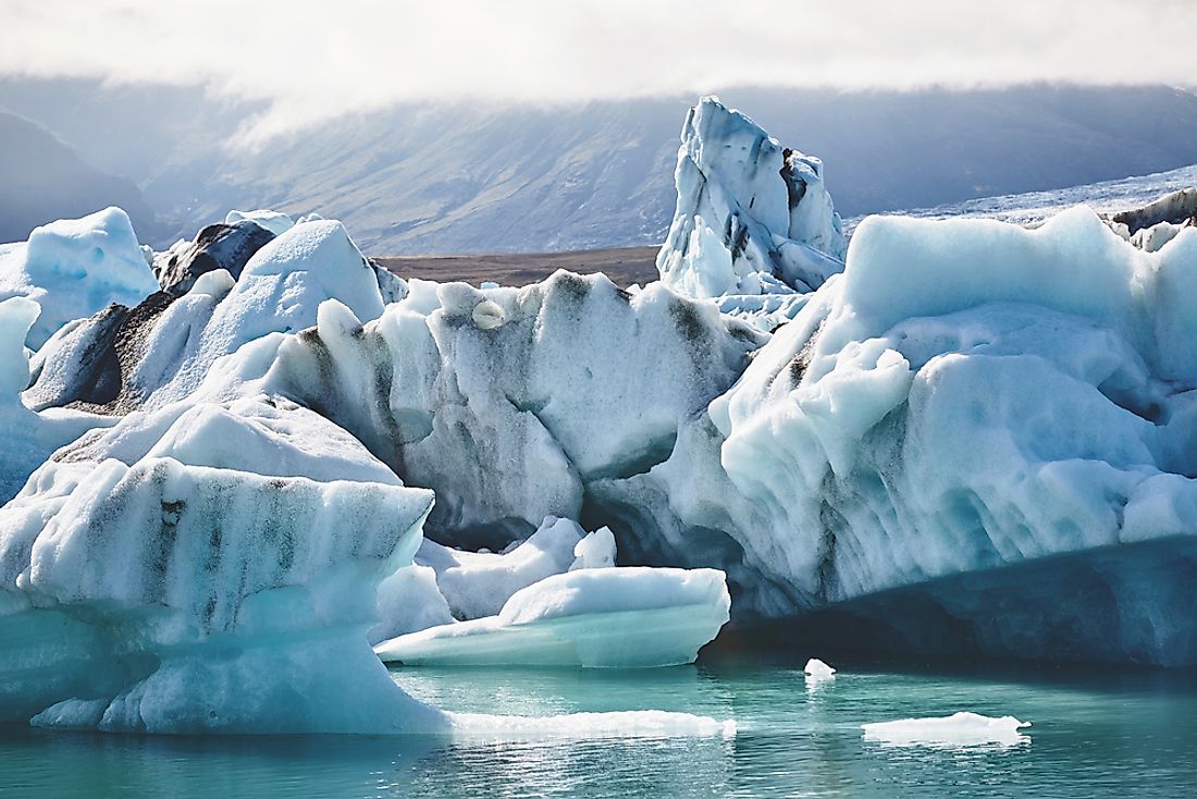 Glacier in Iceland. 