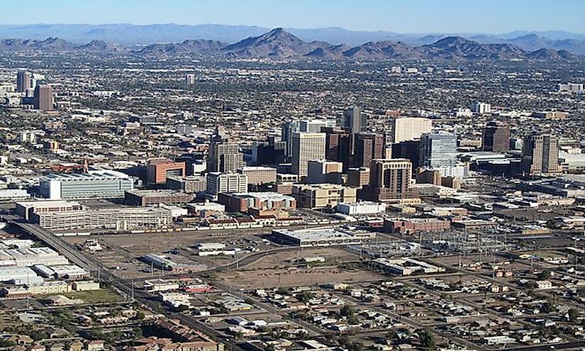 Phoenix in Arizona is one of the US cities experiencing an alarming rate of increase in average annual temperature.