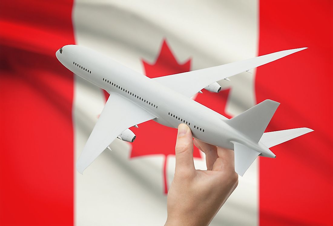 Canadians travel both domestically and internationally. 