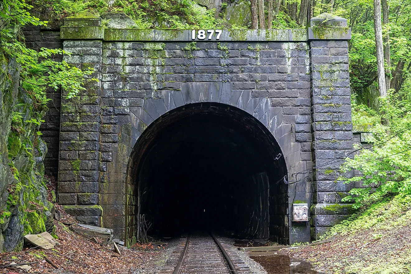 East Portal of the historic Hoosac Tunnel near North Adams, MA. 