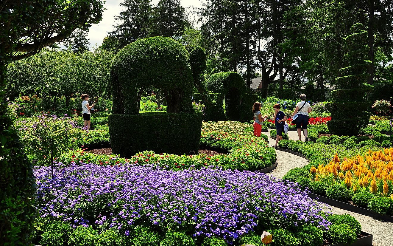 The Green Animals Topiary Garden in Portsmouth, Rhode Island. Image credit: LEE SNIDER PHOTO IMAGES / Shutterstock.com.