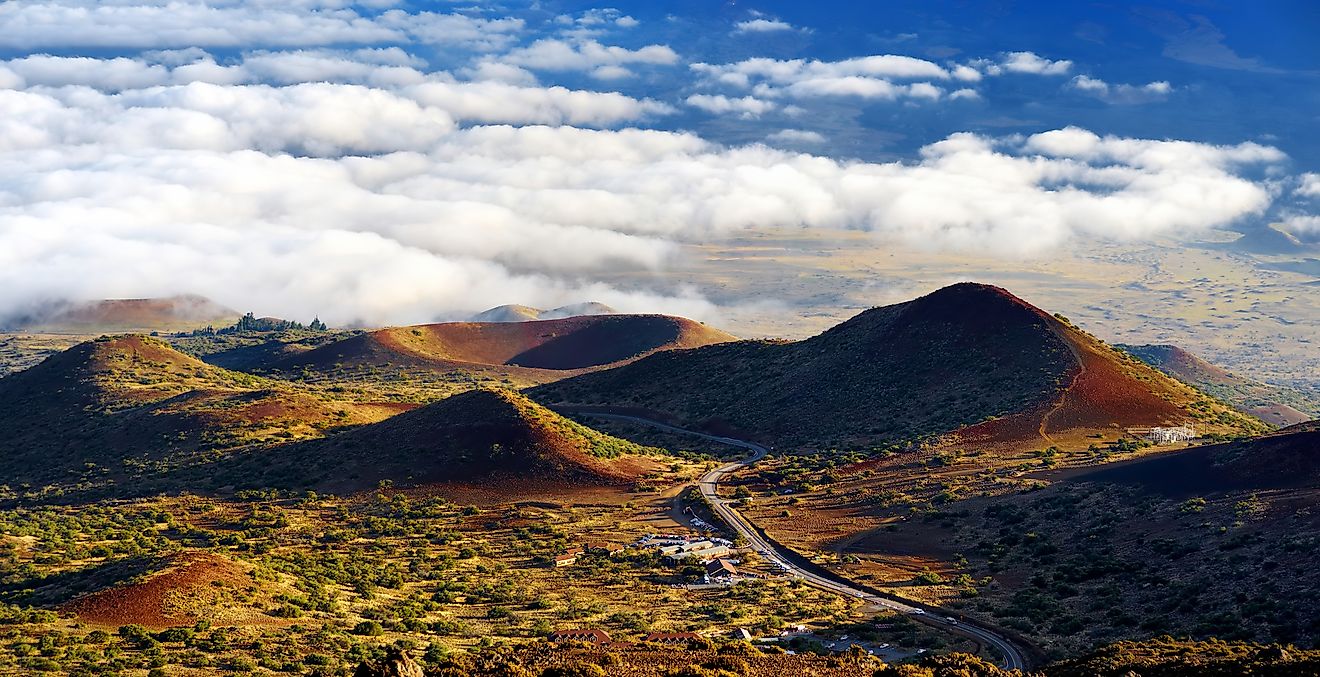 Breathtaking view of Mauna Loa volcano on the Big Island of Hawaii.