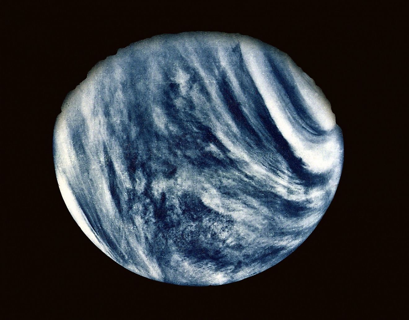 One of the earliest images ever taken of Venus. Image credit: NASA