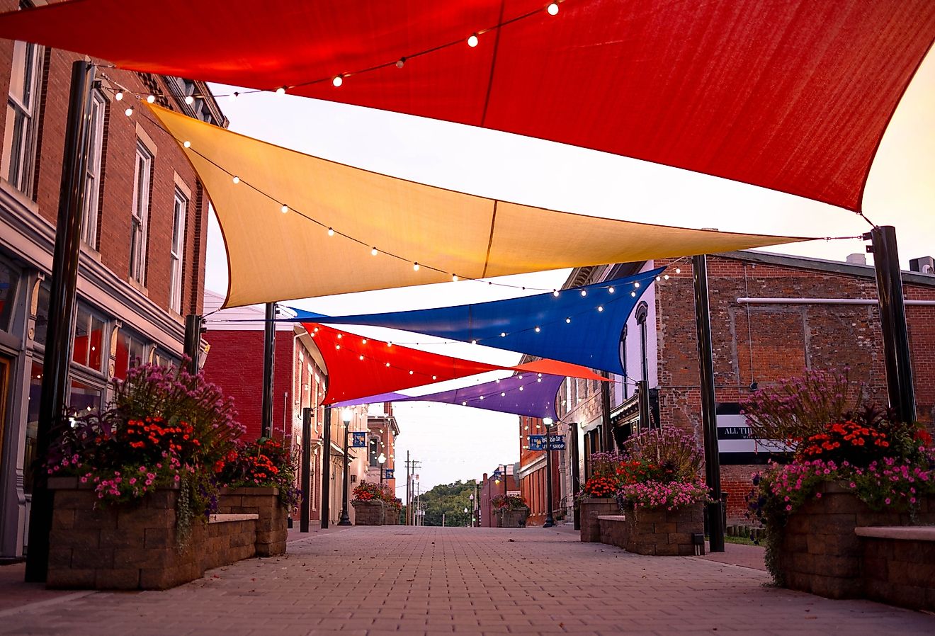 The City of Shelbyville’s redesign of Sixth Street is in the heart of the Historic District. Image credit Blue Meta via Shutterstock.