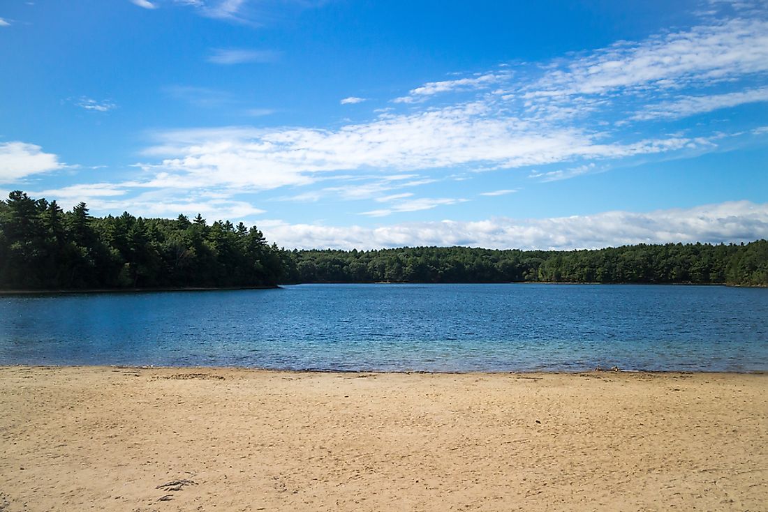 Walden Pond is an example of a kettle lake. 
