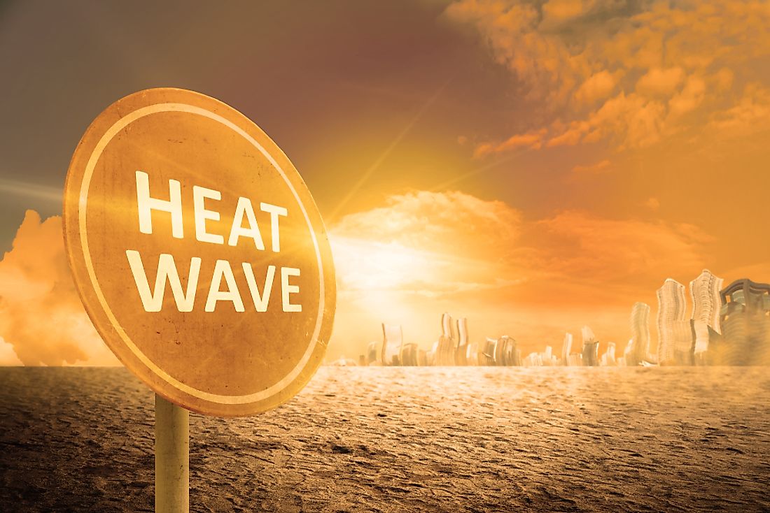 Heat waves can have very detrimental affects on health. 