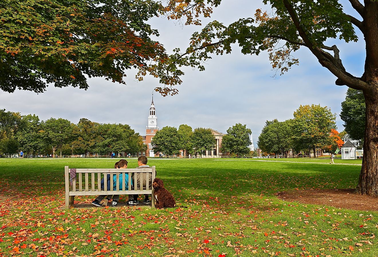 Dartmouth College in Hanover, New Hampshire. Image credit Jay Yuan via Shutterstock