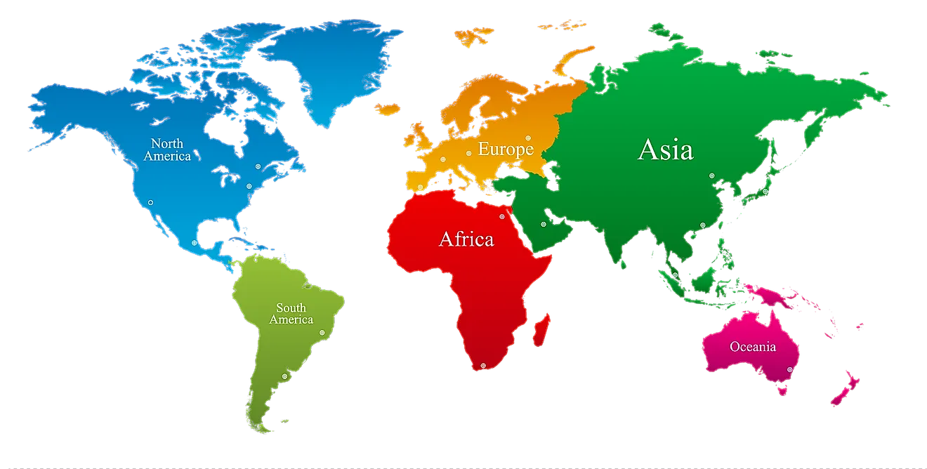 Карта Европы Азии и Африки. Карта Европы Америки и Азии. Континенты. Two continents