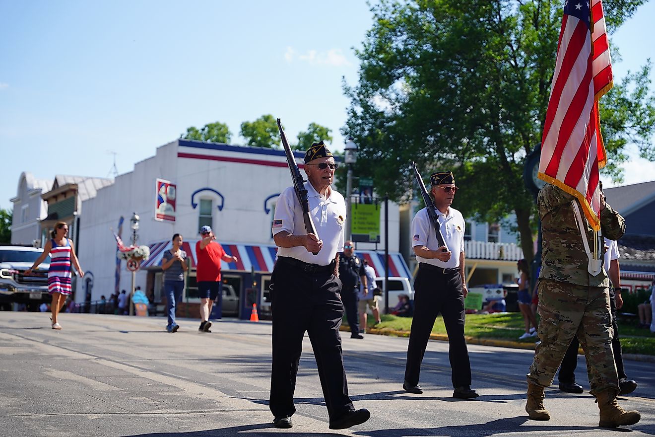 4th of July Parade in Green Lake, Wisconsin (Editorial credit: Aaron of L.A. Photography / Shutterstock.com)