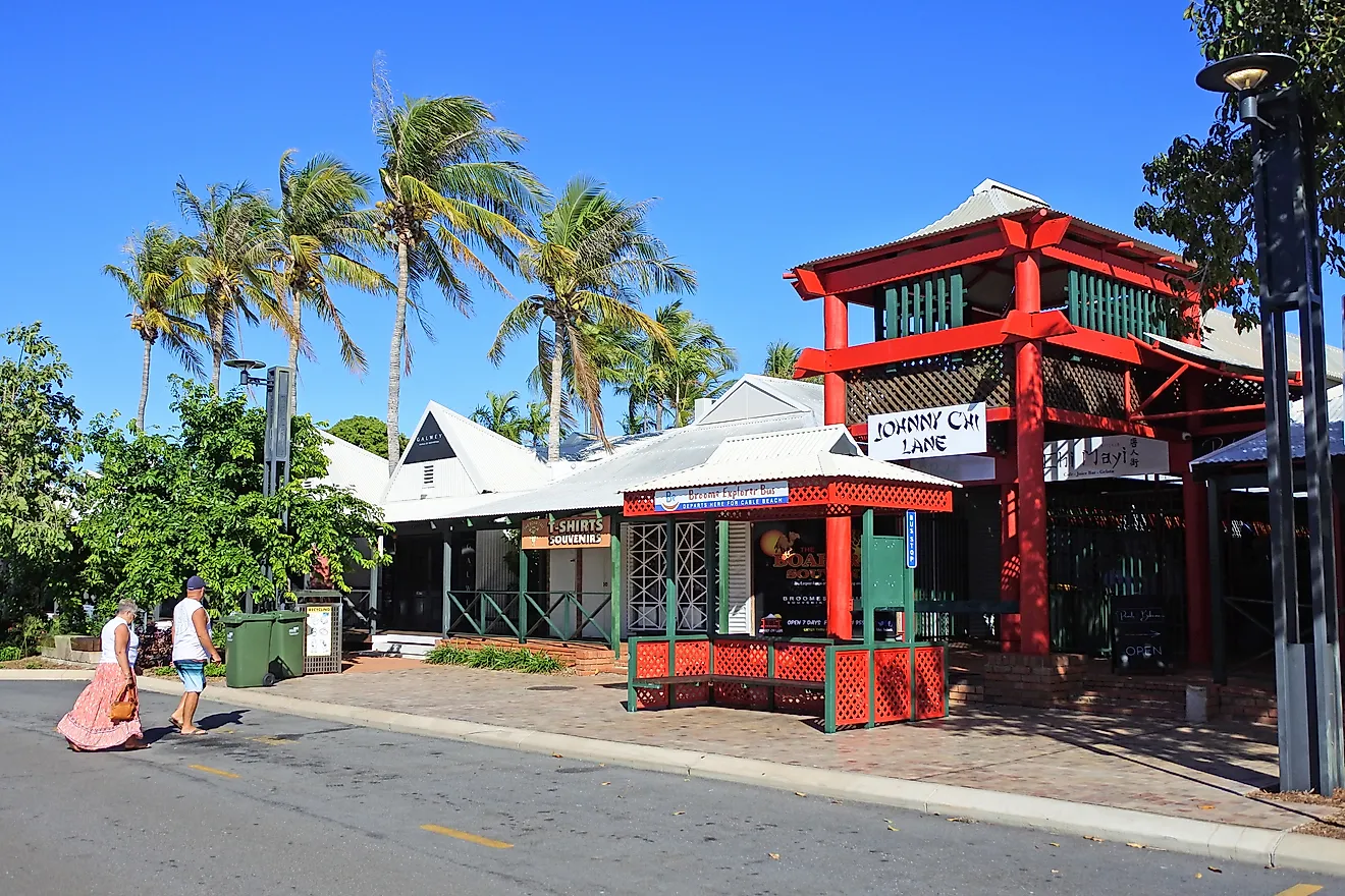 Johnny Chi Lane the multicultural heart and soul of Broome, Western Australia (Credit: ChameleonsEye via Shutterstock)