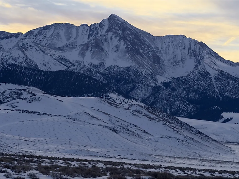 Borah Peak is the highest mountain in the US state of Idaho.