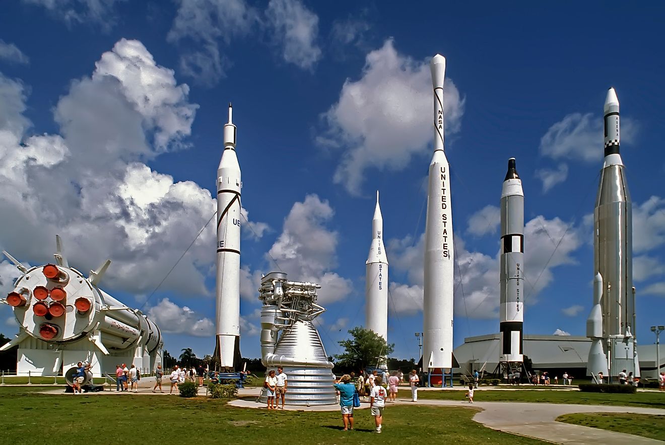 Space Port at the Space Center in Cape Canaveral, Florida.