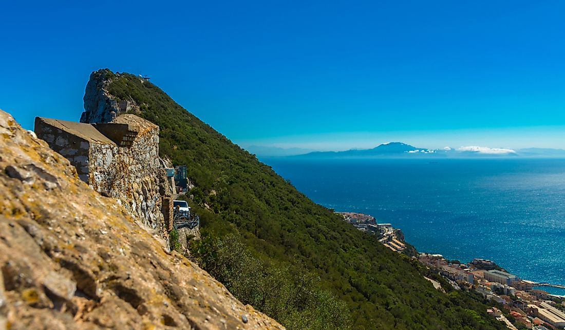 The Gibraltar rock. 