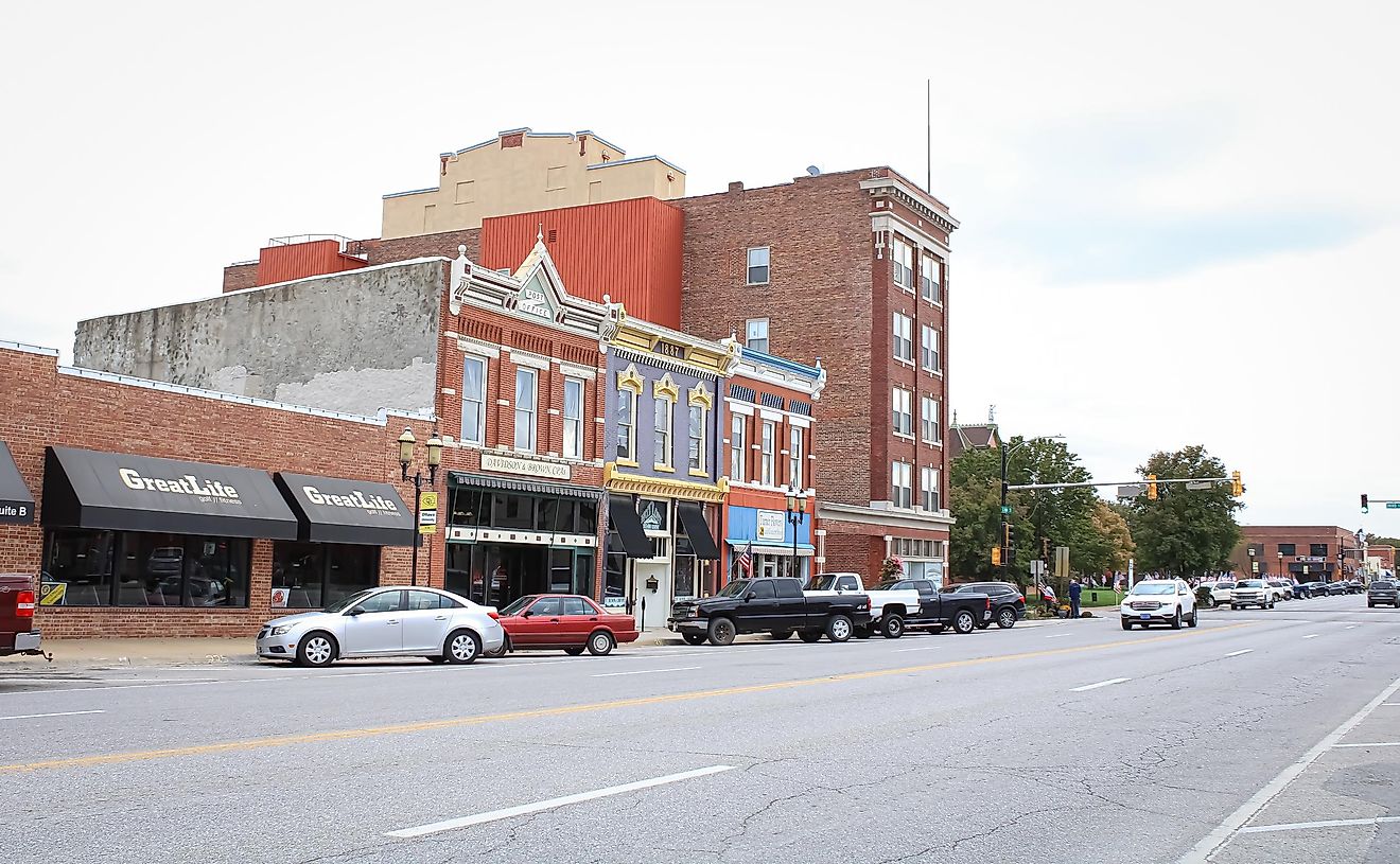 Downtown Ottawa, Kansas.