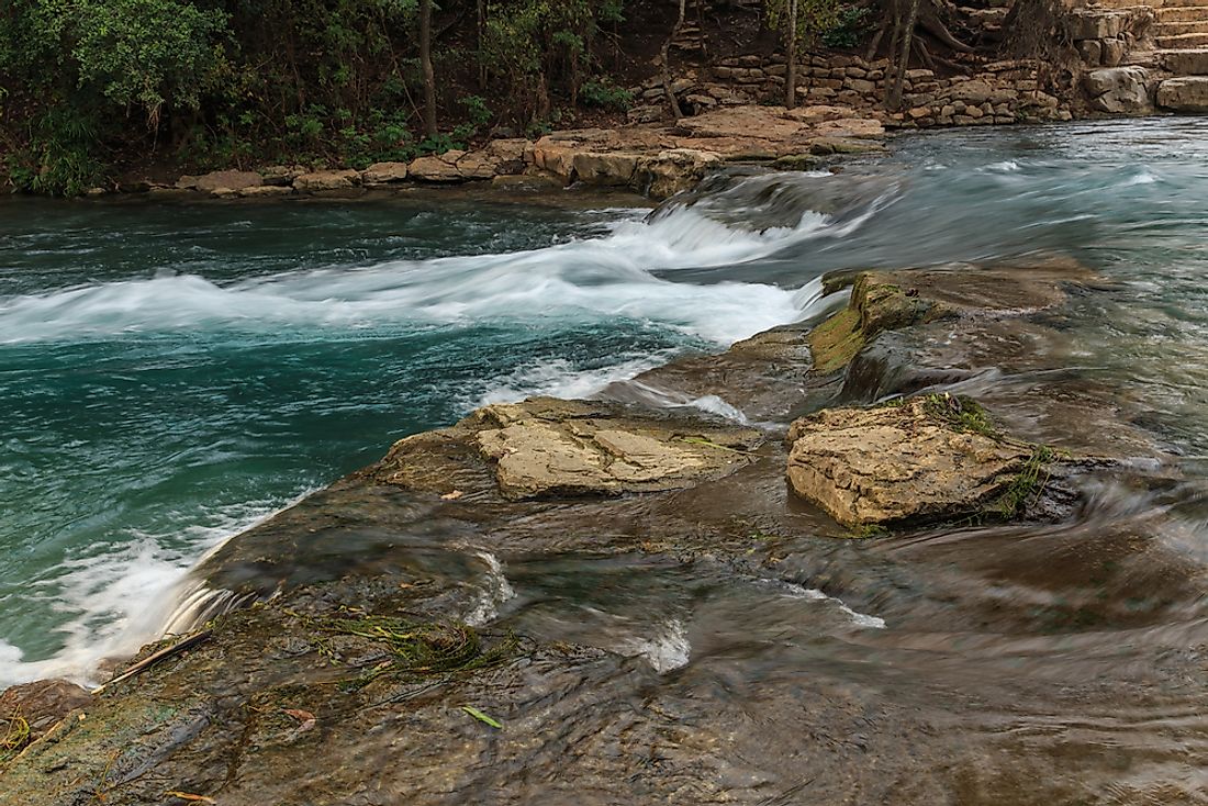 San Marcos River and Springs receive their water from the Edwards Aquifer. 