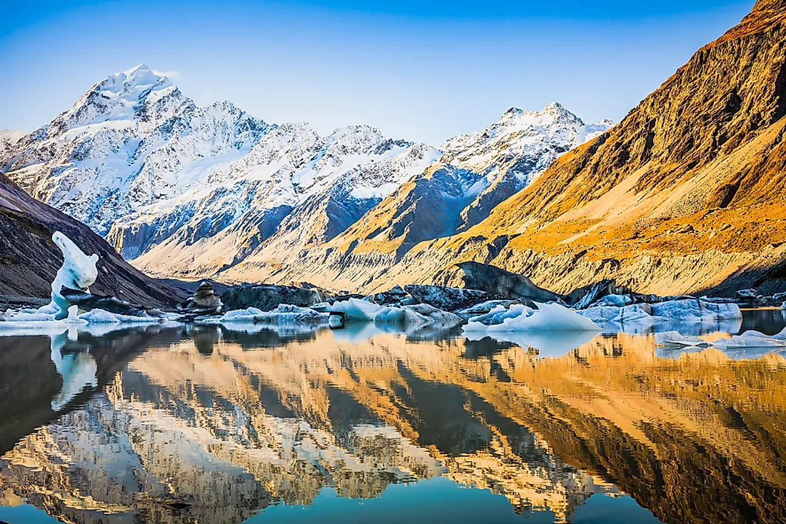 Aoraki/Mount Cook National Park, New Zealand.