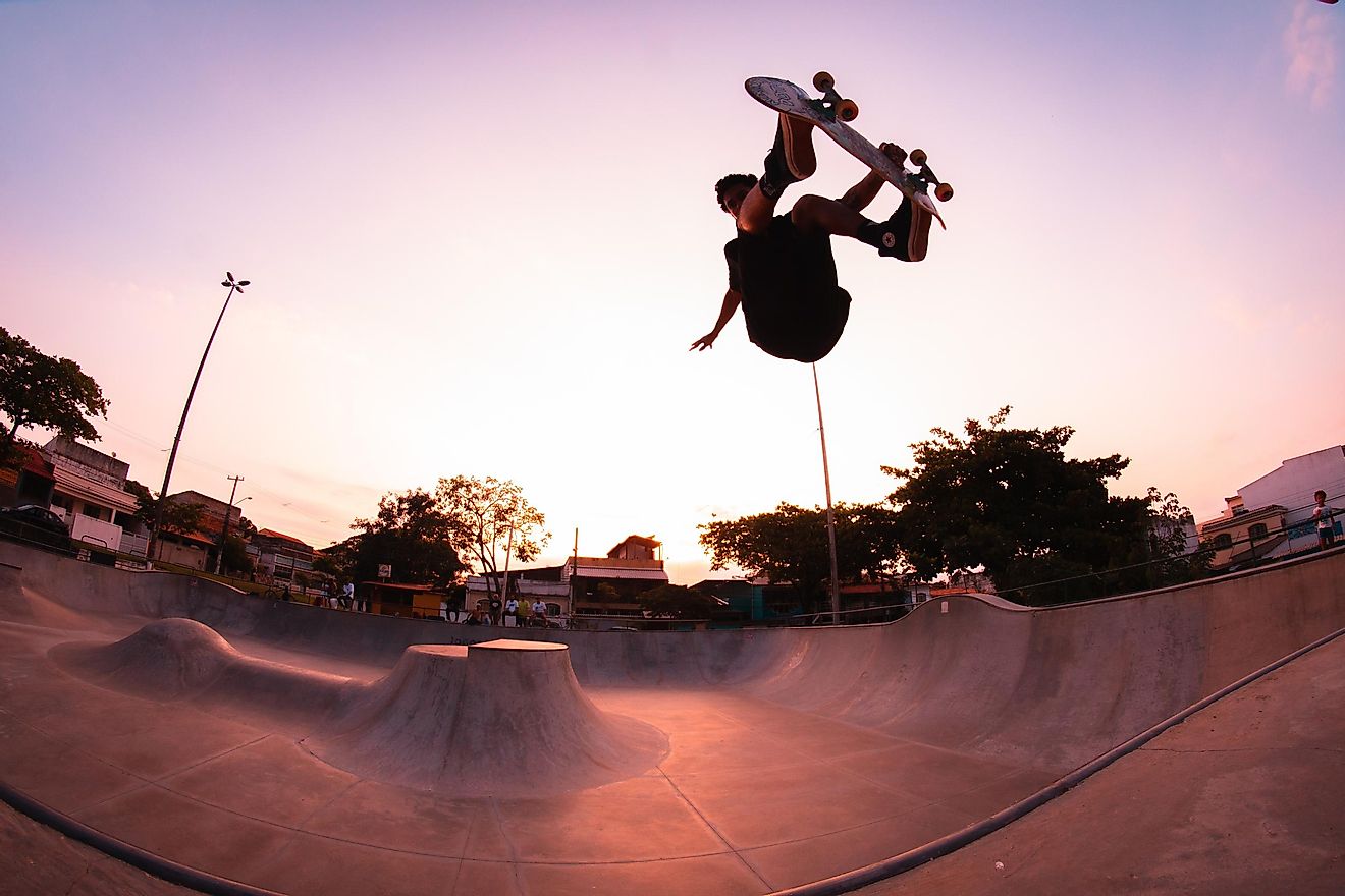 Skateboarding, a popular sport, is making it debut in the 2020 Olympics. Image credit: Allan Franca/Pexels.com