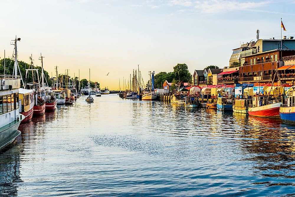 Rostock, the busiest port-of-call for Northern European cruises. 