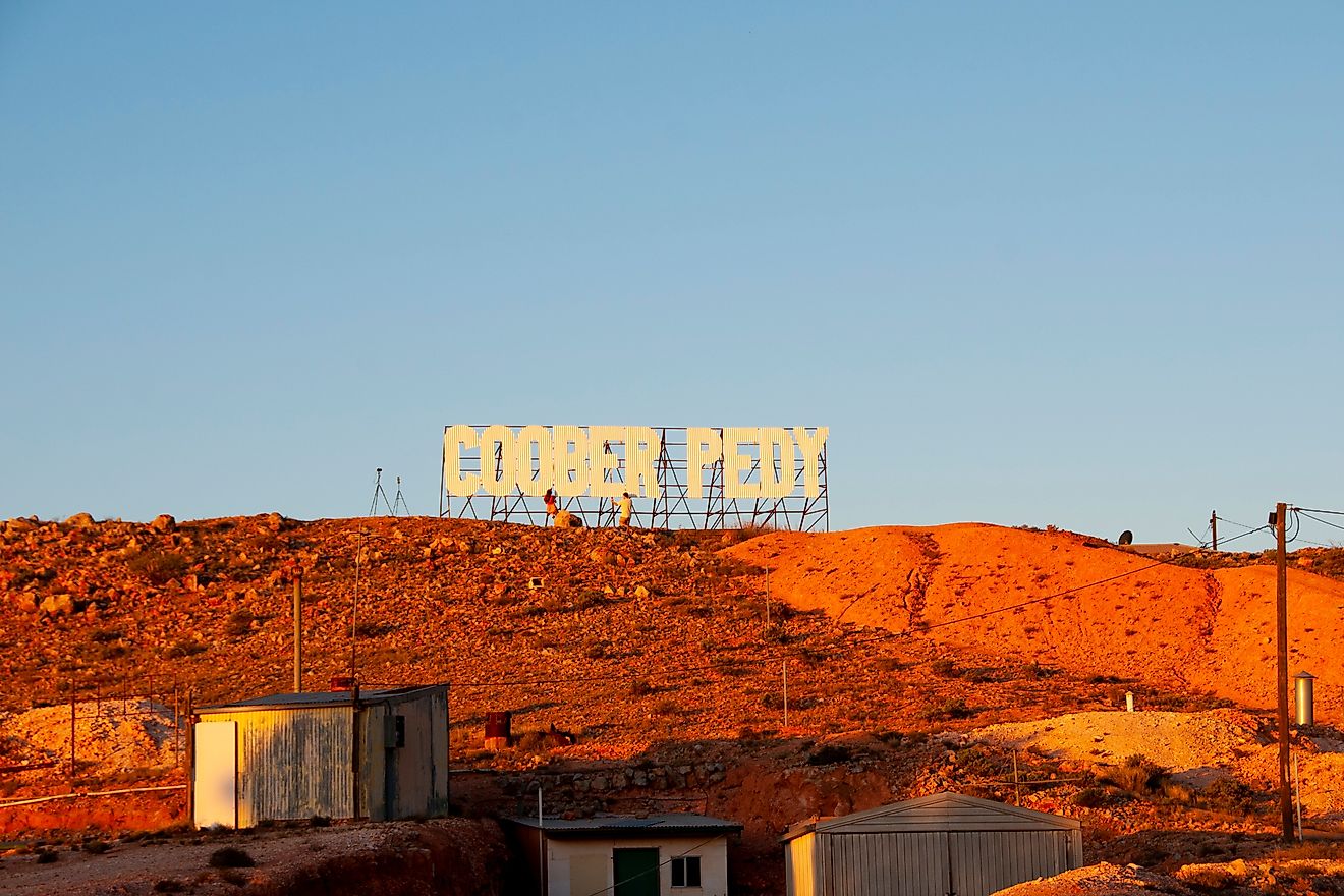 Sign at Coober Pedy in South Australia