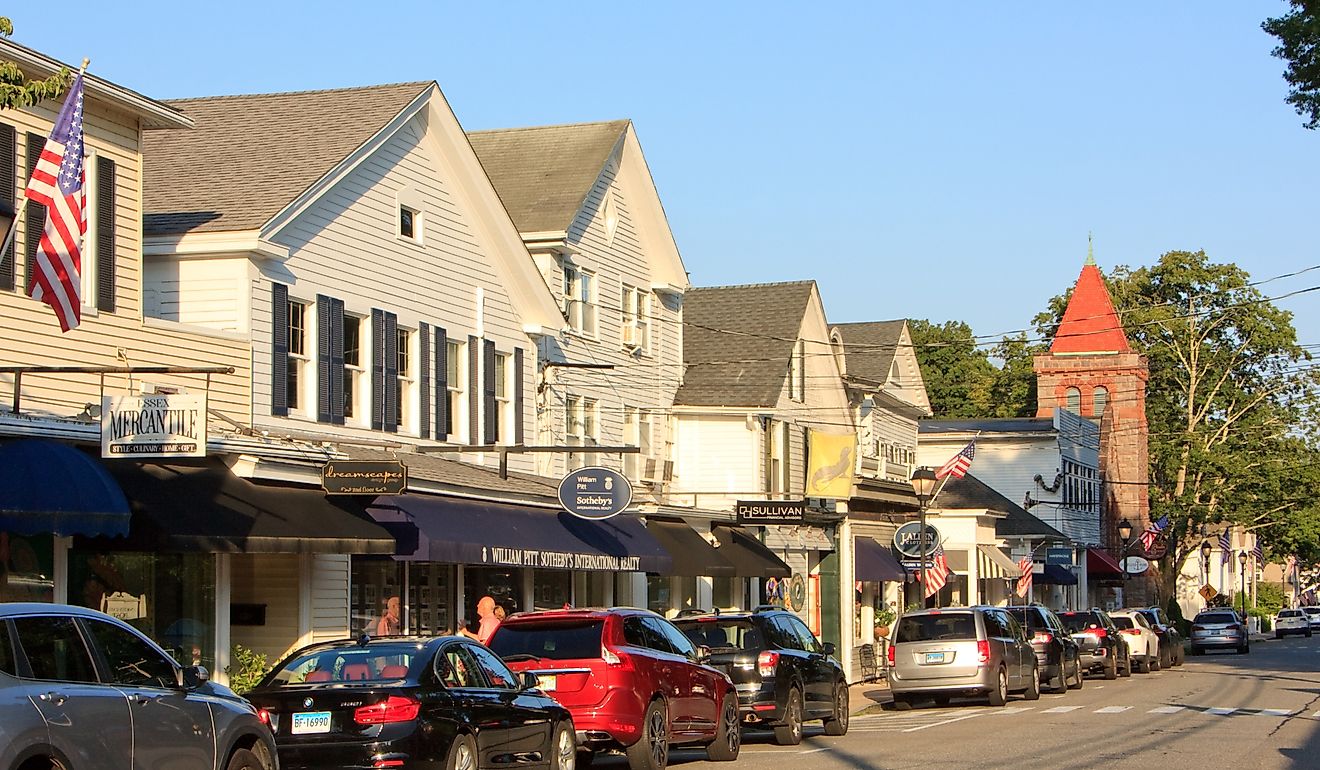 Main Street in Essex, Connecticut. Image credit: danf0505 / Shutterstock.com.