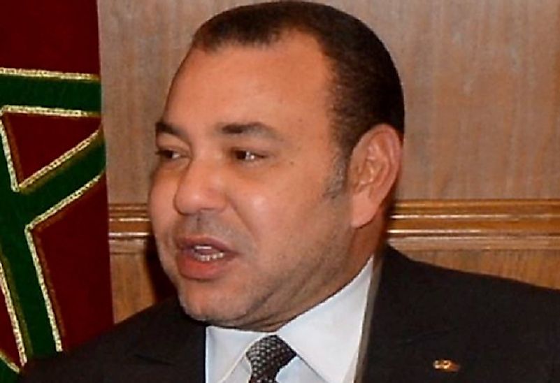 Mohammed VI, the current reigning King of Morocco.