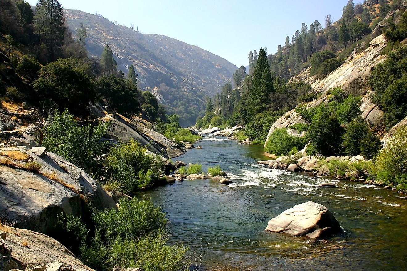 Kern river in the Southern Sierra Mountains.