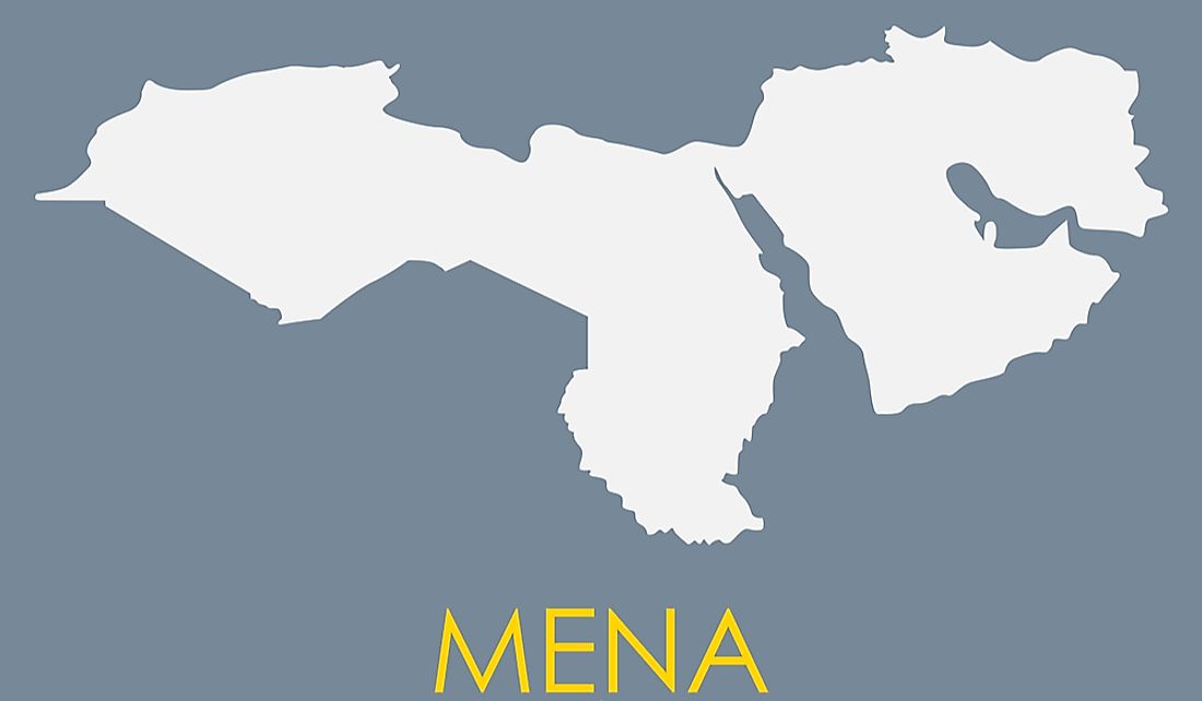 The MENA region is a geographic area.