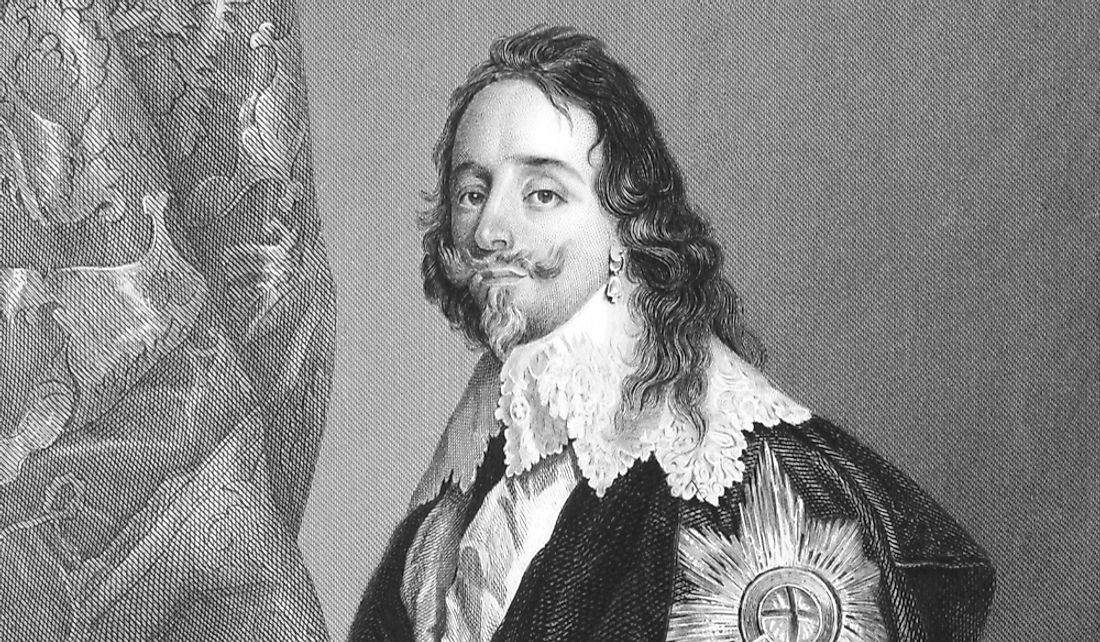 King Charles I was executed in 1649.