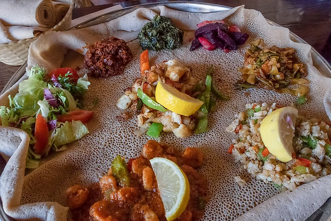 Injera is a popular type of cuisine served in Eritrea. 