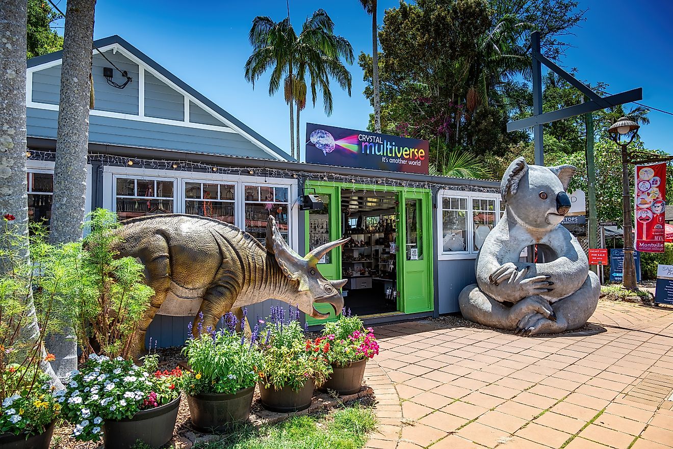 Crystal Multiverse in historic Montville, Queensland, Australia. Image credit Paul Harding 00 via Shutterstock