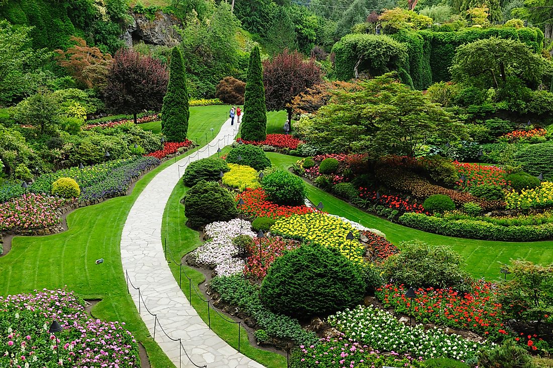 Beautiful gardens found in Victoria, British Columbia. 