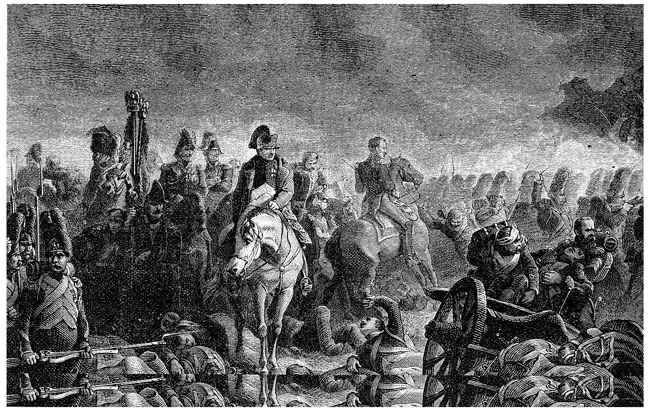 The Battle of Waterloo ended with Napoleon's exile to Saint Helena. 