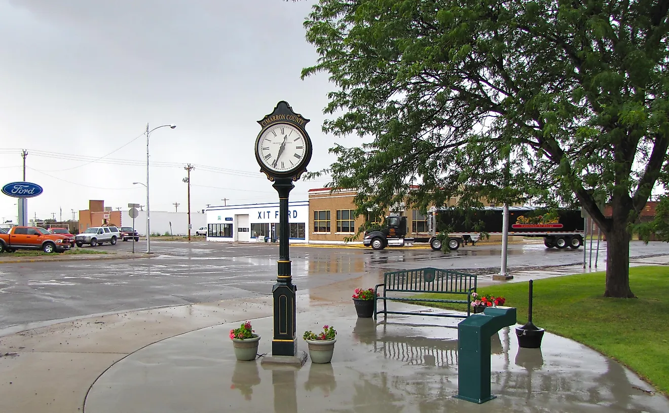 Downtown Boise City, Oklahoma. Image credit: K. Latham via Flickr.com.