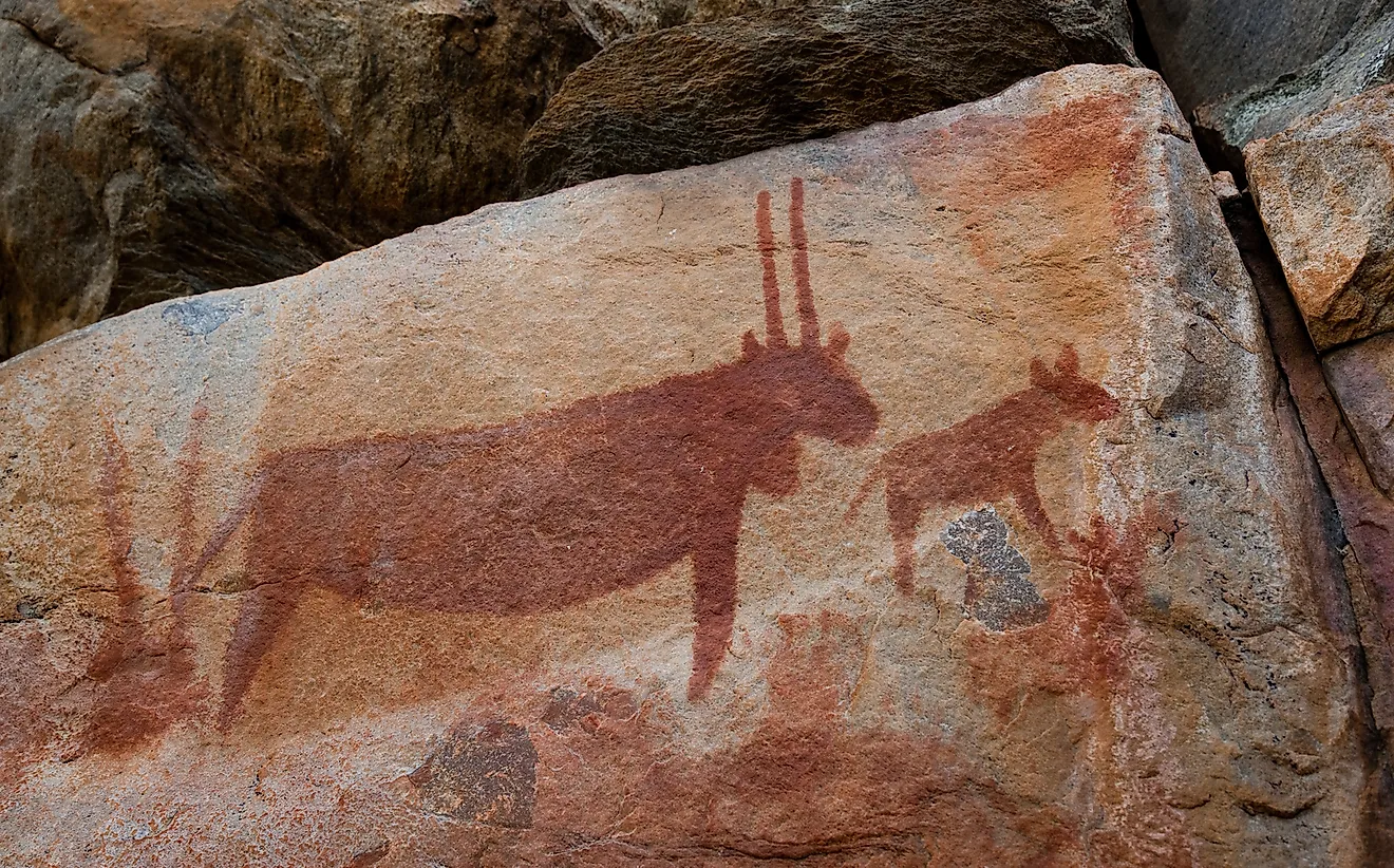 Tsodilo rock art. 