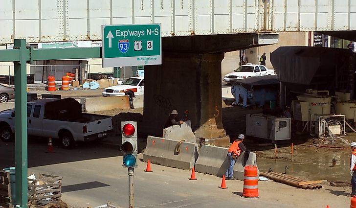 Boston's "big dig" is often cited as a pork barrel project. Editorial credit: Mika Eldritch / Shutterstock.com.