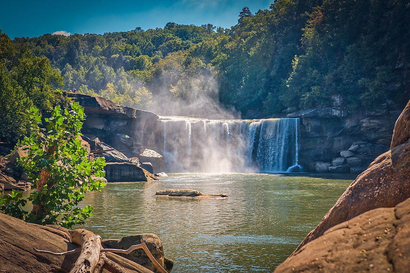 Cumberland Falls State Resort Park in Corbin, Kentucky.