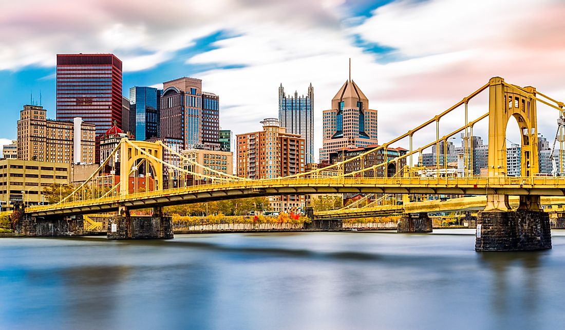 Pittsburgh's Ninth Street Bridge over the Allegheny River.
