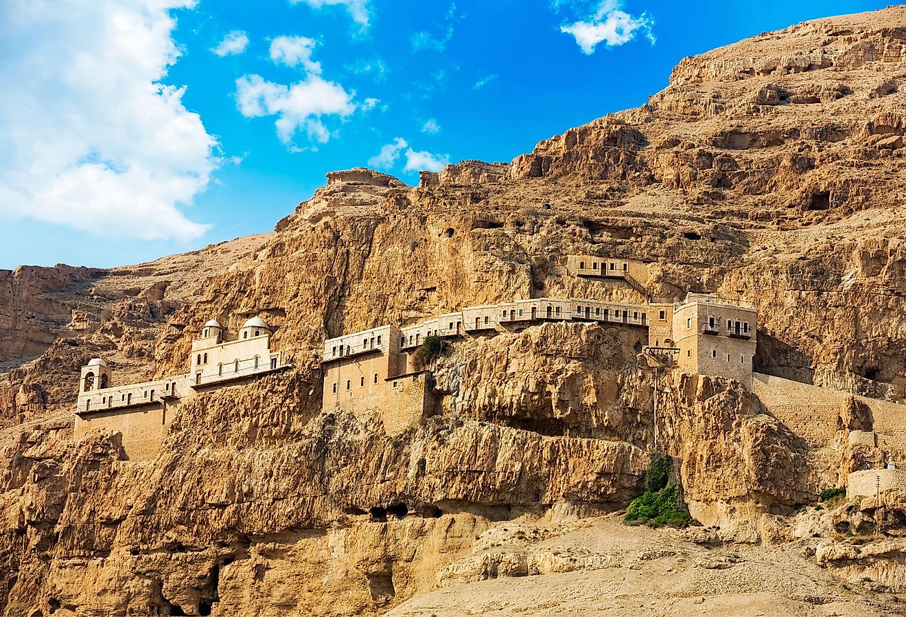 Mount of Temptation, Jericho, Palestine. Image credit posztos via Shutterstock