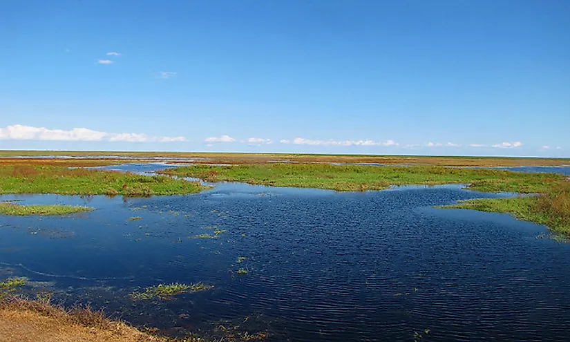 Lake Okeechobee, the biggest lake in Florida