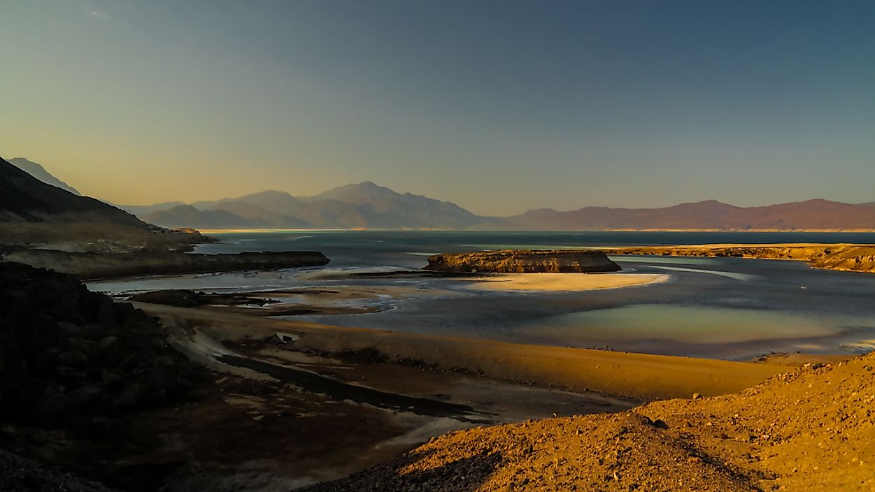 Lake Assal is a crater lake in Djibouti.