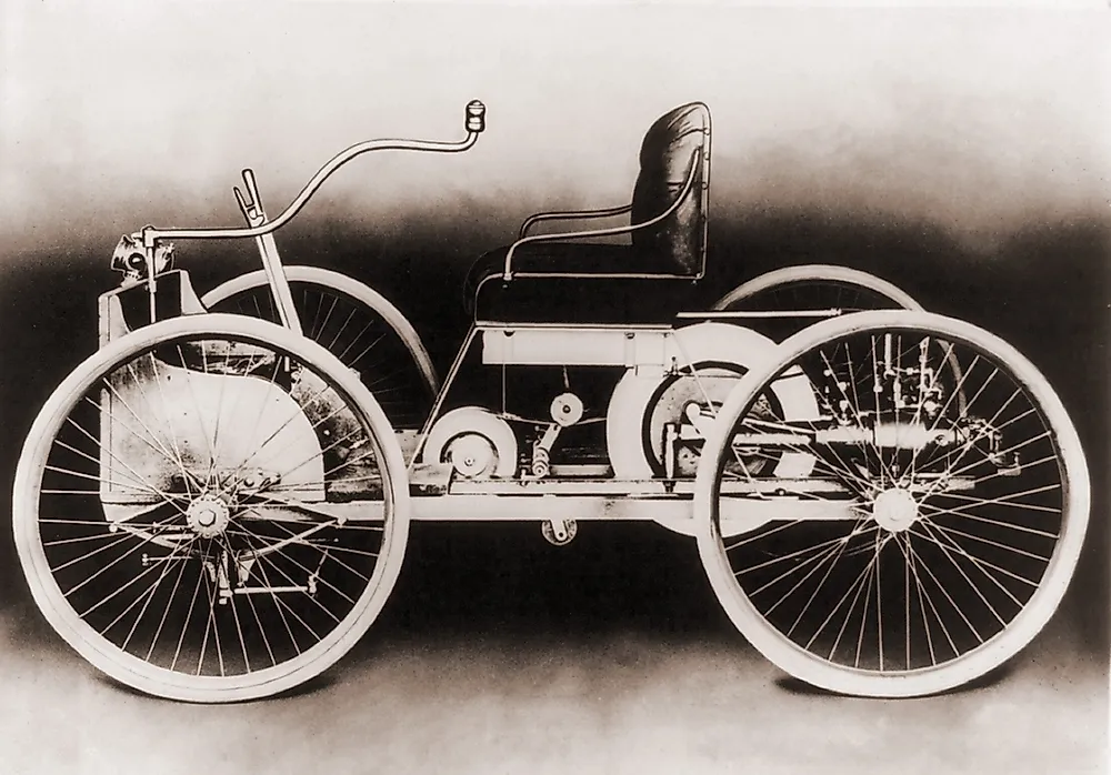 An early car from the Ford Motor Company.
