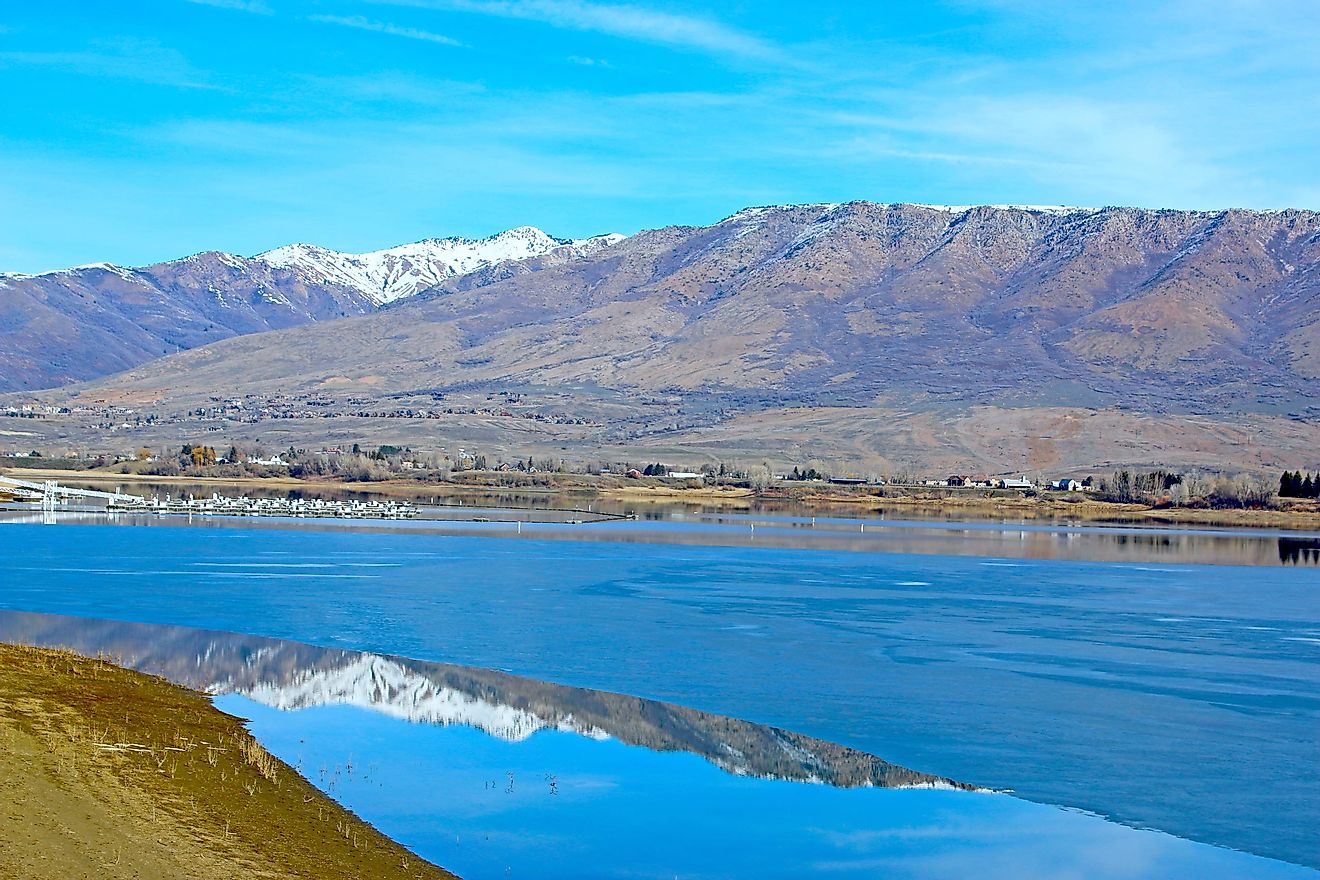 Eden, Utah, on the shores of the Pineview Reservoir.