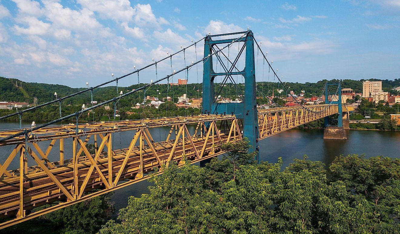  This is an afternoon view of the historic Market Street Bridge.